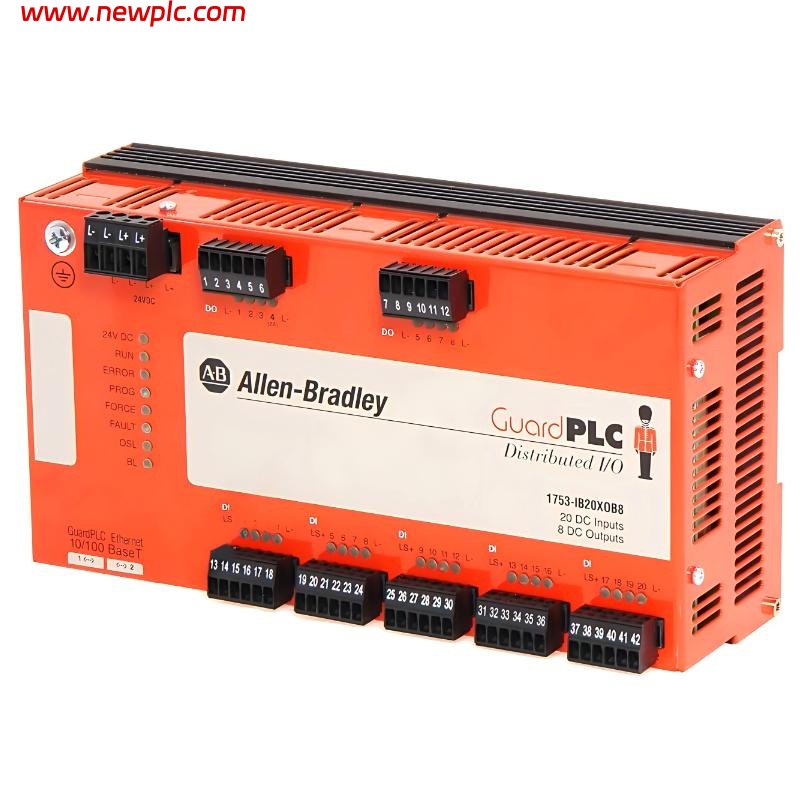 Allen Bradley 1753-IB20XOB8 GuardPLC Digital Input/Output Module