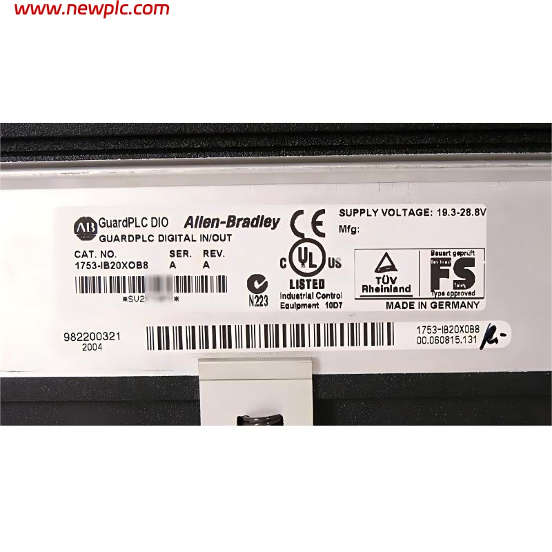 Allen Bradley 1753-IB20XOB8 GuardPLC Digital Input/Output Module