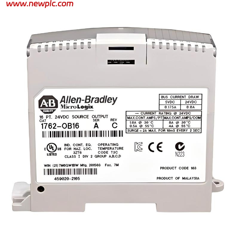 Allen Bradley 1762-OB16 MicroLogix Digital DC Output Module