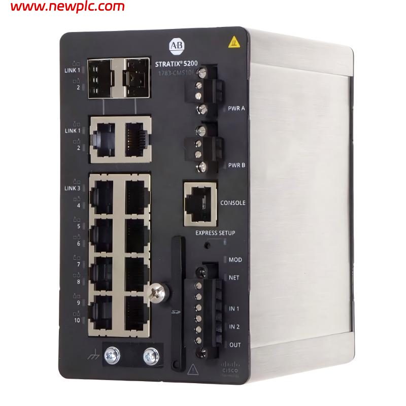 Allen Bradley 1783-CMS10P Managed Industrial Ethernet Switch Allen Bradley 1783-CMS10P Managed Industrial Ethernet Switch