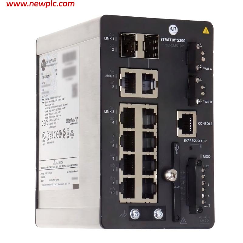 Allen Bradley 1783-CMS10P Managed Industrial Ethernet Switch Allen Bradley 1783-CMS10P Managed Industrial Ethernet Switch