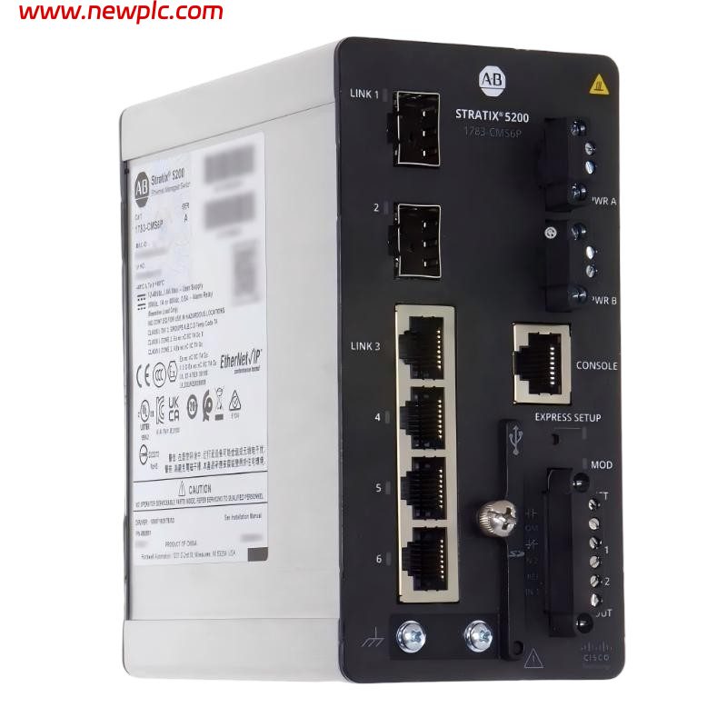 Allen Bradley 1783-CMS6P Managed Industrial Ethernet Switch