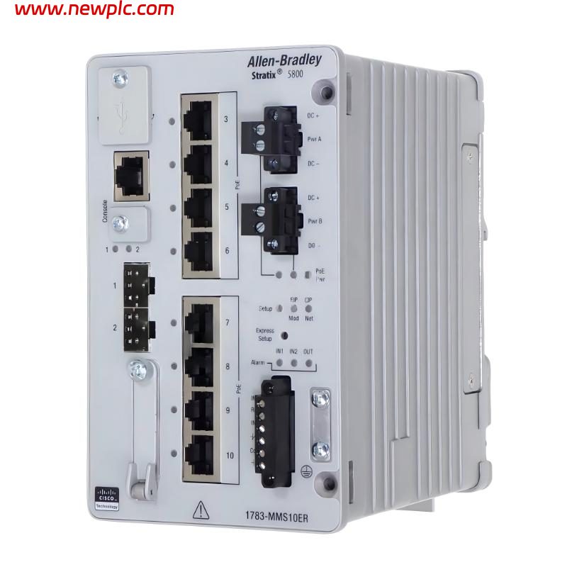 Allen Bradley 1783-MMS10ER Managed Industrial Ethernet Switch Allen Bradley 1783-MMS10ER Managed Industrial Ethernet Switch