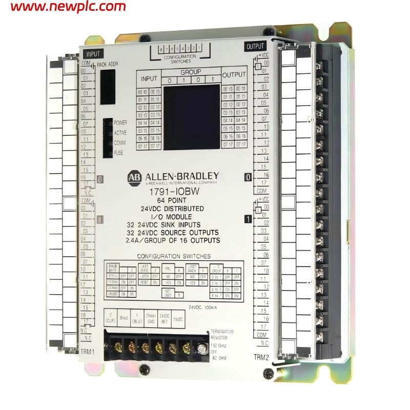 Allen Bradley 1791-IOBW Block I/O Module