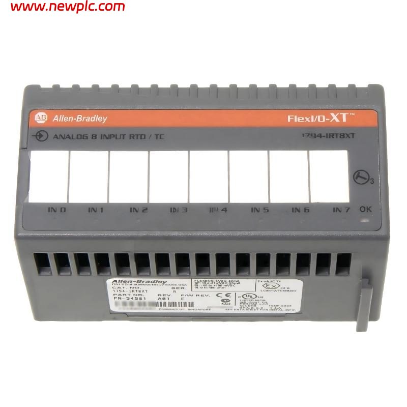 Allen Bradley 1794-IRT8XT Thermocouple/RTD/mV Analog Input Module Allen Bradley 1794-IRT8XT Thermocouple/RTD/mV Analog Input Module