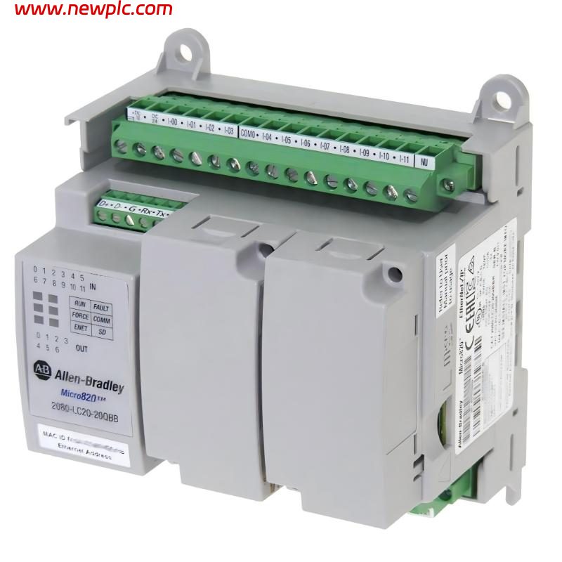 Allen Bradley 2080-LC20-20QBBR Programmable Logic Controller (PLC)
