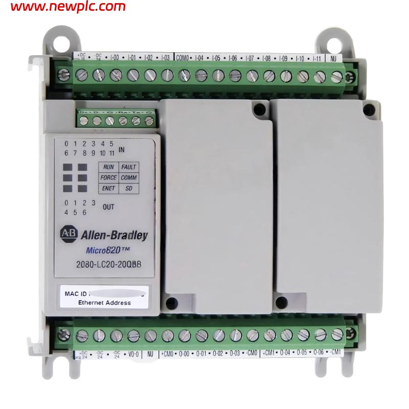 Allen Bradley 2080-LC20-20QBBR Programmable Logic Controller (PLC)