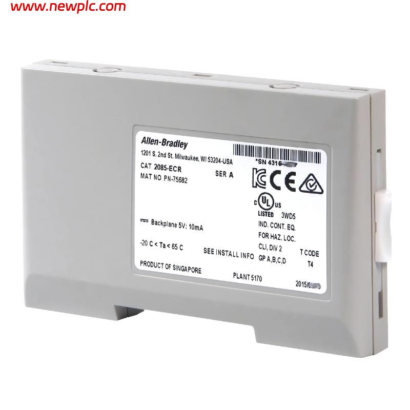 Allen Bradley 2085-ECR End Cap Terminator Allen Bradley 2085-ECR End Cap Terminator