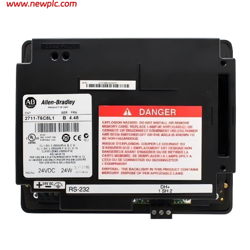 Allen Bradley 2711-T6C8L1 5.5-inch color STN LCD (touchscreen)