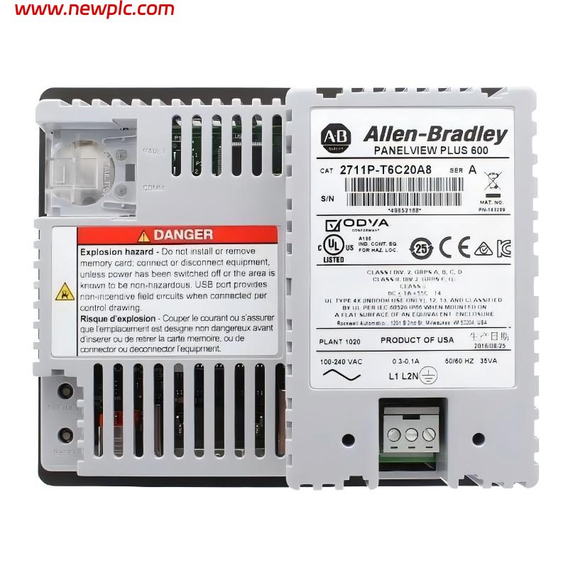 Allen Bradley 2711P-T6C20A8 Color TFT LCD Touchscreen