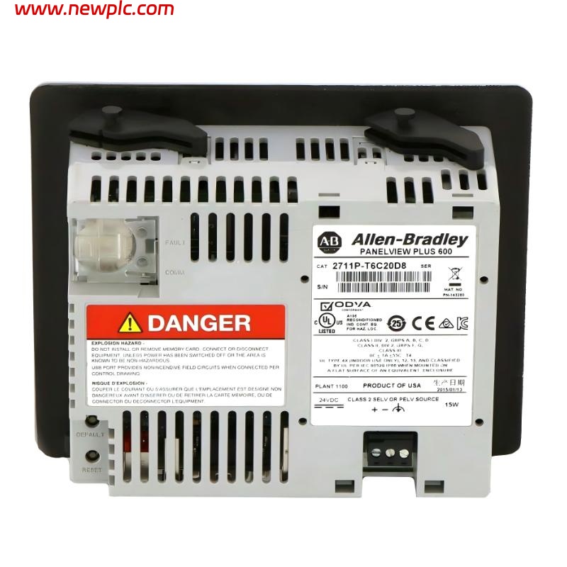 Allen Bradley 2711P-T6C20D8 HMI Terminal (Operator Interface)