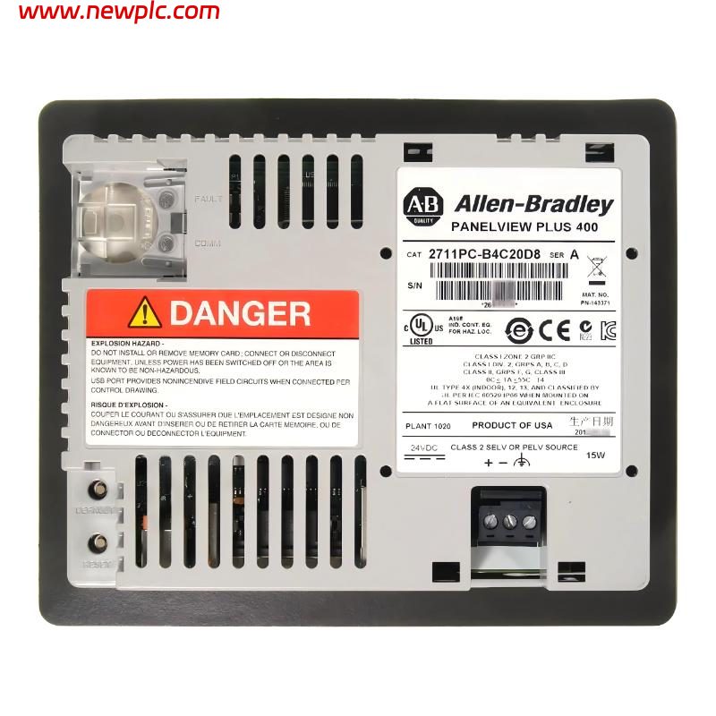 Allen Bradley 2711PC-B4C20D8 Compact Operator Interface Terminal / HMI Allen Bradley 2711PC-B4C20D8 Compact Operator Interface Terminal / HMI