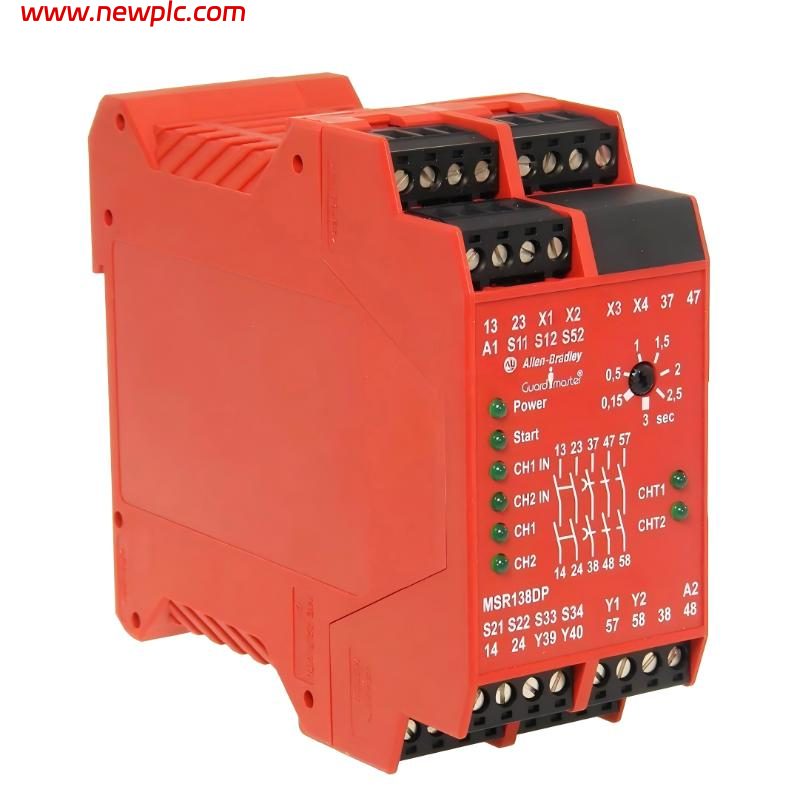Allen Bradley 440R-M23143 Safety Relay with Delayed Outputs Allen Bradley 440R-M23143 Safety Relay with Delayed Outputs