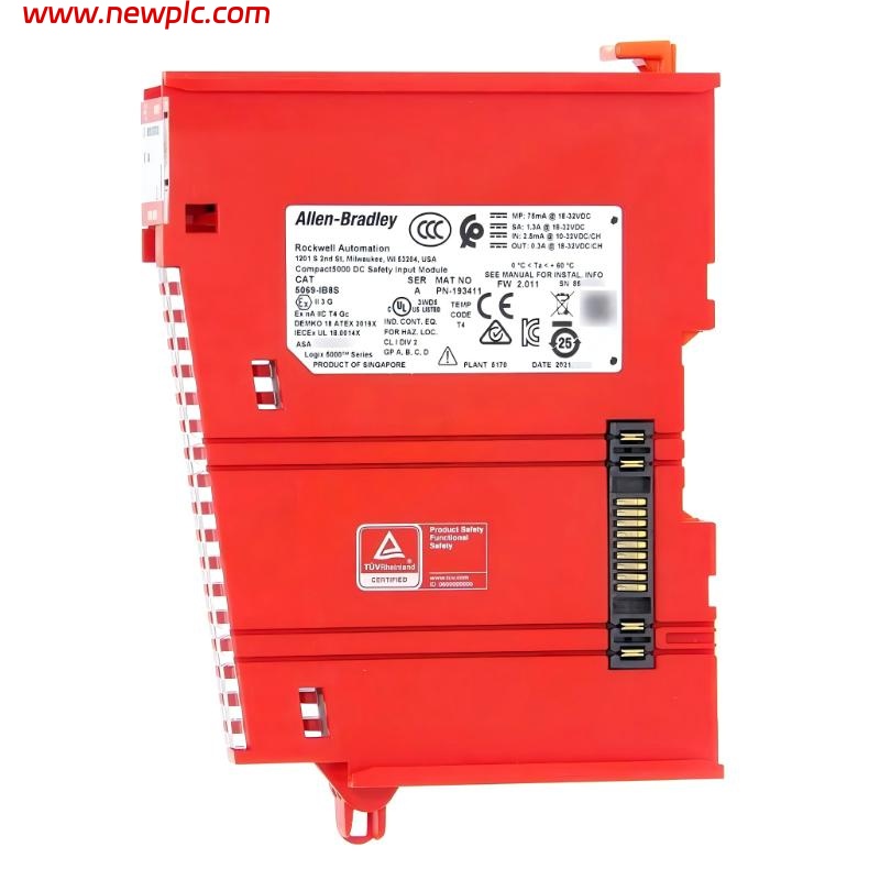 Allen Bradley 5069-IB8S Safety Digital Input Module