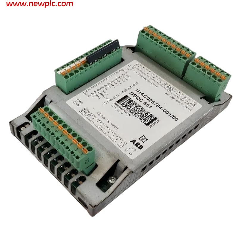 ABB DSQC 651 3HAC025784-001/00 Robot I/O Communication Module ABB DSQC 651 3HAC025784-001/00 Robot I/O Communication Module