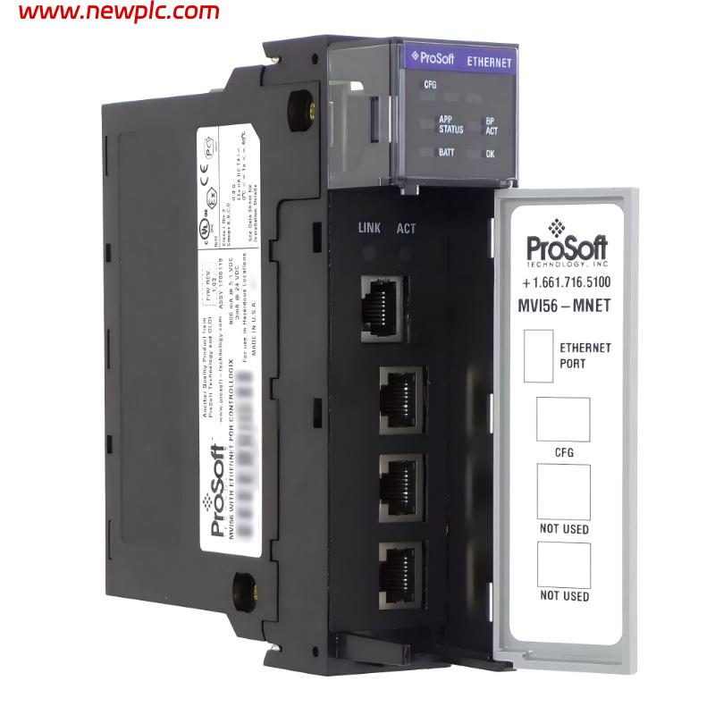 ProSoft MVI56-MNET Ethernet-based Modbus TCP/IP communication module