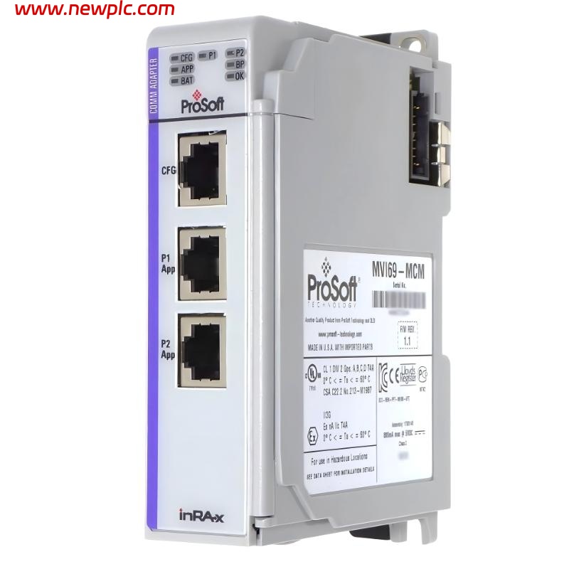ProSoft MVI69-MCM Modbus Serial Master/Slave Communication Module