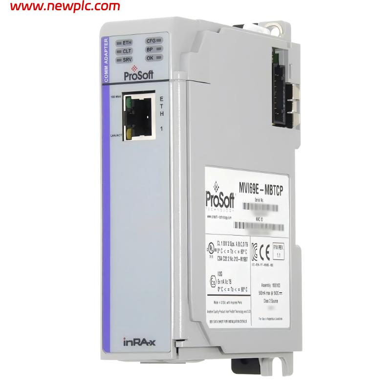 ProSoft MVI69E-MBTCP Single-slot Modbus TCP/IP Client/Server module ProSoft MVI69E-MBTCP Single-slot Modbus TCP/IP Client/Server module