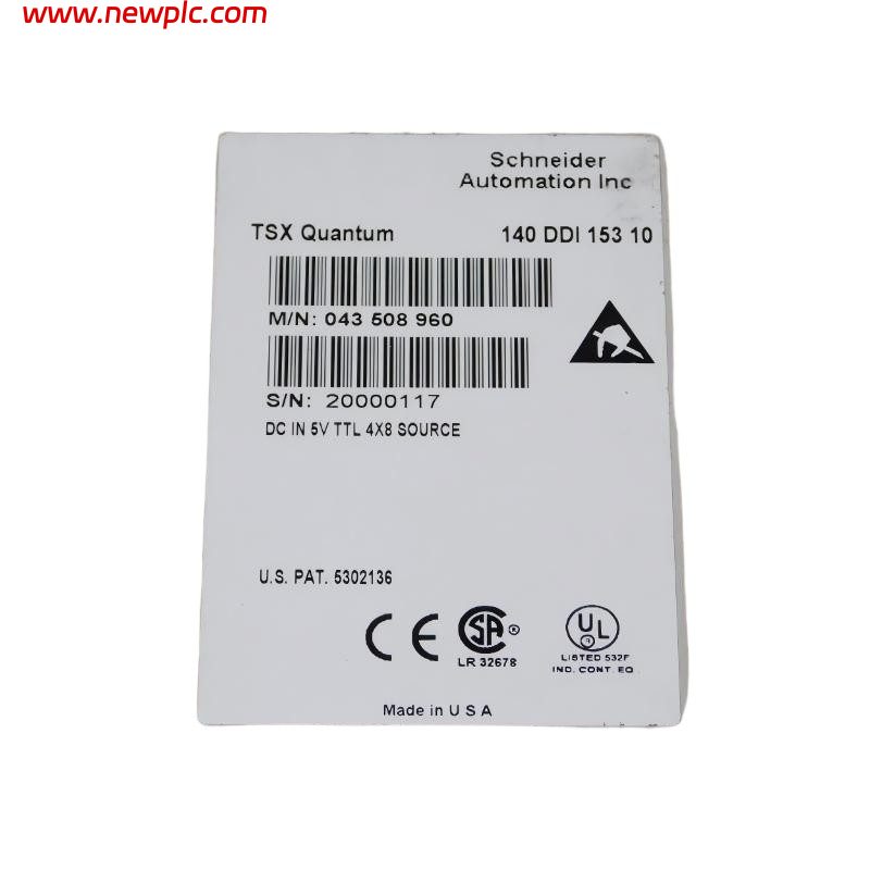 Schneider 140DDI15310 Discrete Input Module (PLC I/O Module)