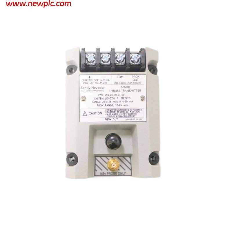 Bently Nevada 991-25-70-01-00 2-wire Thrust / Vibration Transmitter Bently Nevada 991-25-70-01-00 2-wire Thrust / Vibration Transmitter