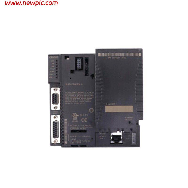 GE IC200CPUE05 CPU Module with Embedded Ethernet
