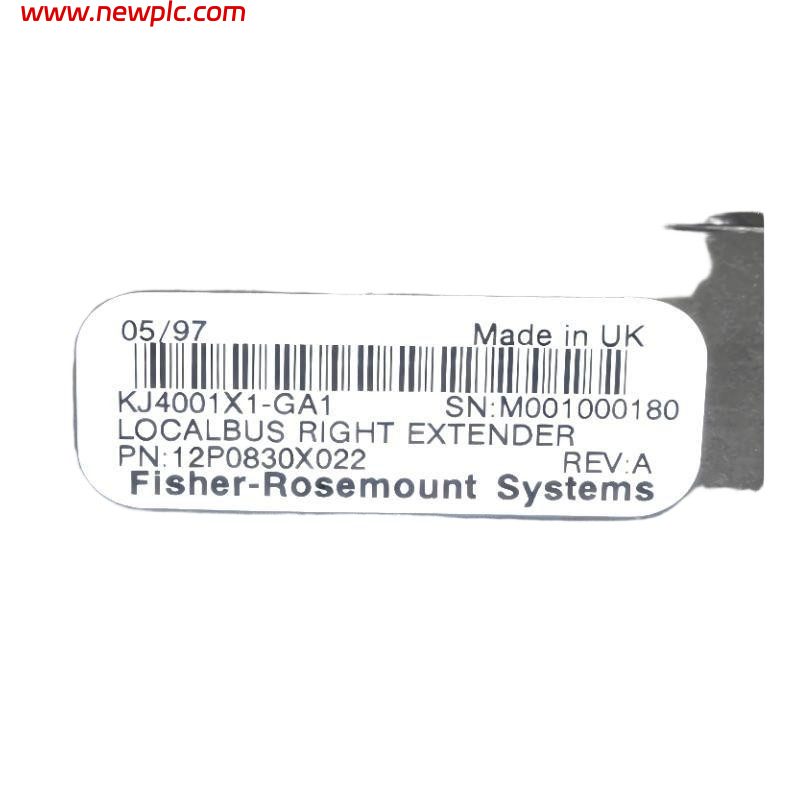 Emerson KJ4001X1-GA1 LocalBus Right Extender Cable / Communication Extension Emerson KJ4001X1-GA1 LocalBus Right Extender Cable / Communication Extension