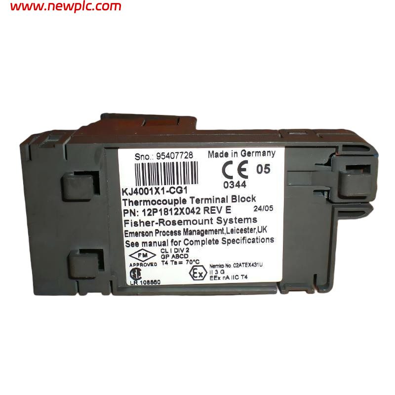 Emerson KJ4001X1-GG1 DeltaV LocalBus Redundant Power