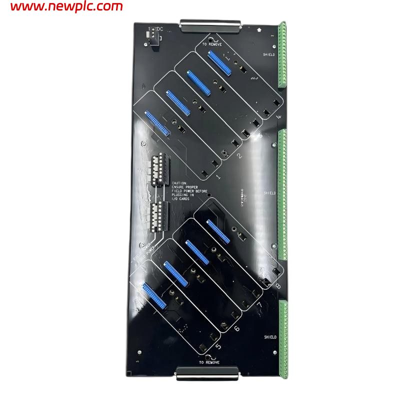 Emerson KJ4003X1-BA1 8-Wide VerticalPlus I/O Carrier (Left)