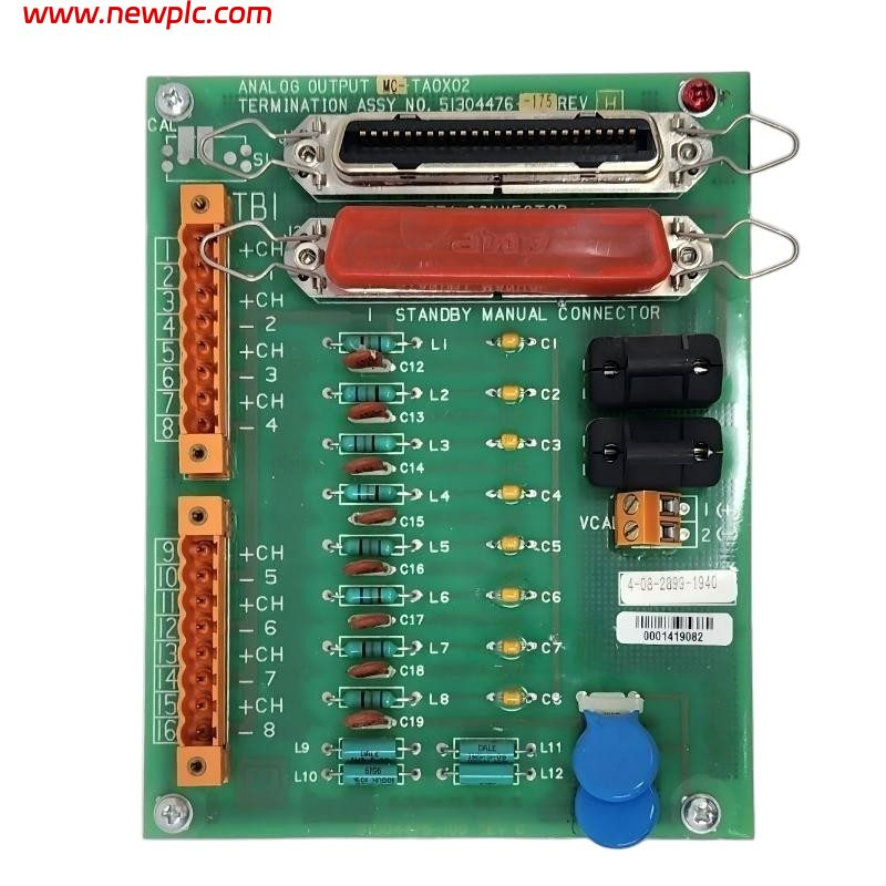 Honeywell MC-TAOX02 51304476-175 Analog Output Field Termination Assembly (AO FTA), 8-channel