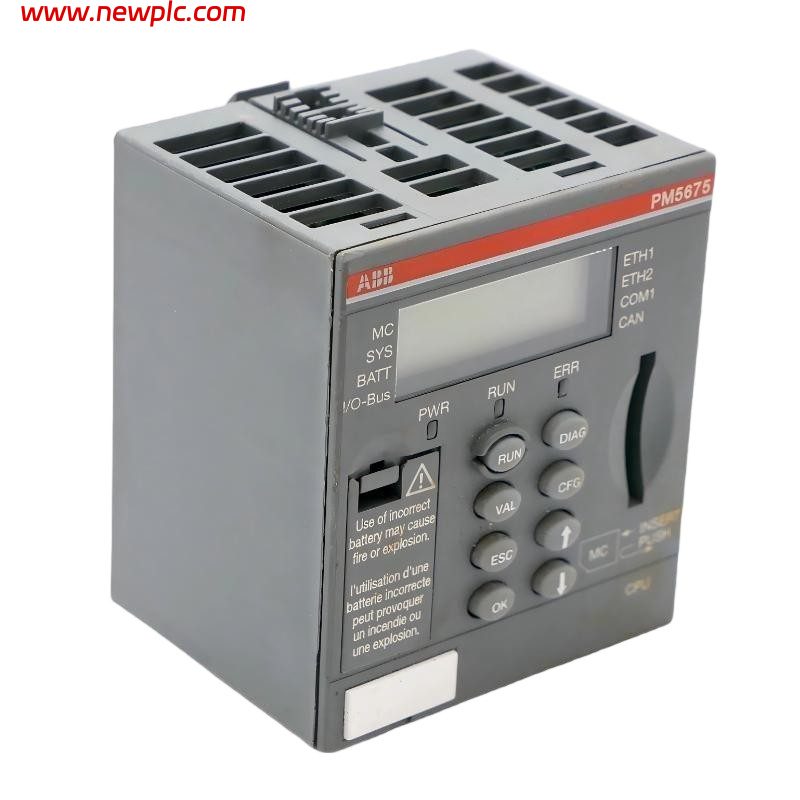 ABB PM5675-2ETH 1SAP151500R0278 PLC Processor Module (AC500)