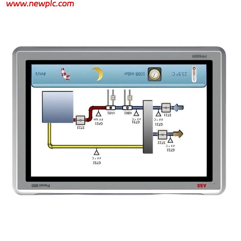 ABB PP886R 3BSE092985R1 Panel 800 Operator Panel (HMI / Rugged Industrial Touch Panel)