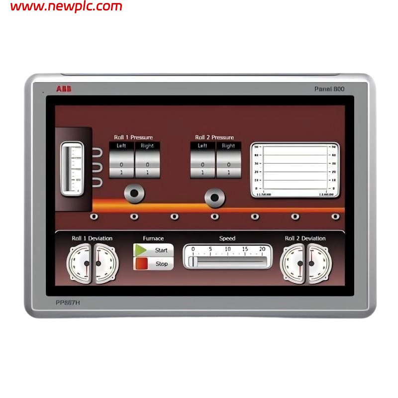 ABB PP887H 3BSE092986R1 Panel 800 Rugged High Brightness Operator Panel (HMI / Touch Panel)