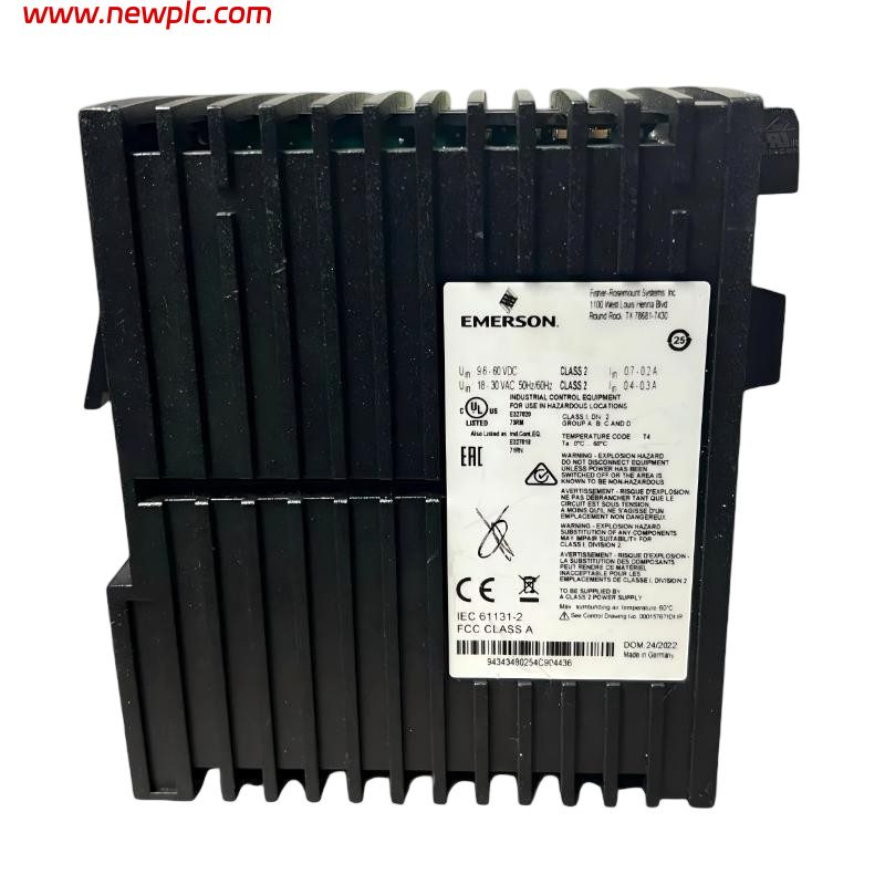 Emerson VE6015P1 Network Interface / Communication Module