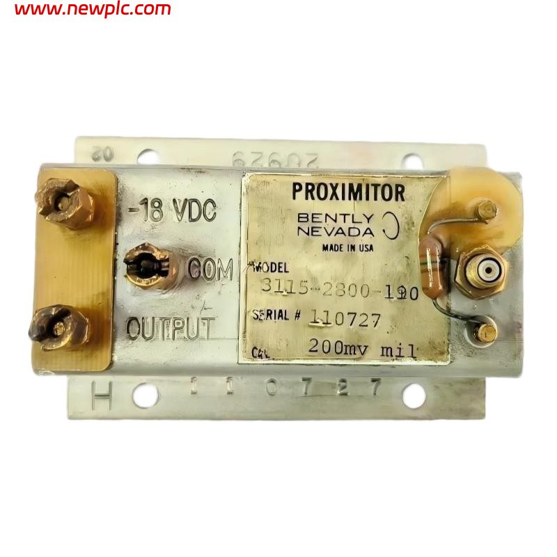 Bently Nevada 3115-2800-190 Proximitor® Proximity Sensor / Signal Conditioner