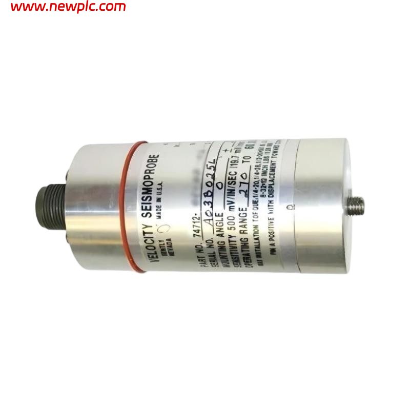 Bently Nevada 74712-01-10-02-00 Seismoprobe® Velocity Transducer Bently Nevada 74712-01-10-02-00 Seismoprobe® Velocity Transducer