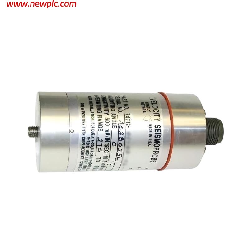 Bently Nevada 74712-01-10-02-00 Seismoprobe® Velocity Transducer Bently Nevada 74712-01-10-02-00 Seismoprobe® Velocity Transducer