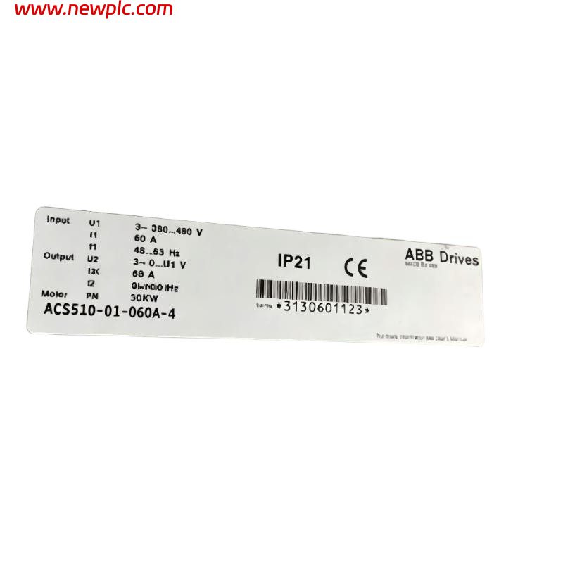 ABB ACS510-01-060A-4 3ABD00015752-D Low Voltage AC Drive ABB ACS510-01-060A-4 3ABD00015752-D Low Voltage AC Drive