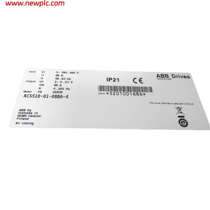ABB ACS510-01-088A-4 3ABD00021616-D Low Voltage AC Drive ABB ACS510-01-088A-4 3ABD00021616-D Low Voltage AC Drive