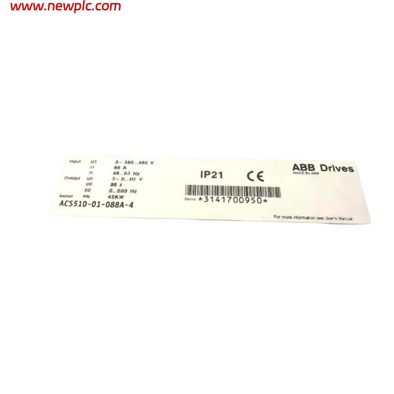 ABB ACS510-01-088A-4 3ABD00021616-S Low Voltage AC Drive ABB ACS510-01-088A-4 3ABD00021616-S Low Voltage AC Drive