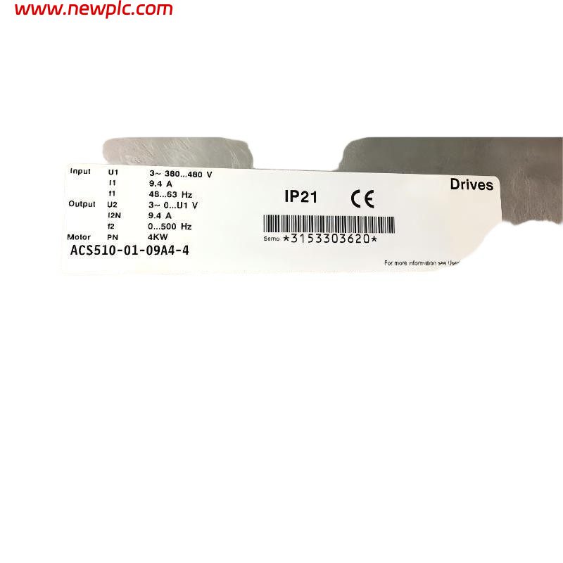 ABB ACS510-01-09A4-4 3OEM00015745-D Low Voltage AC Drive