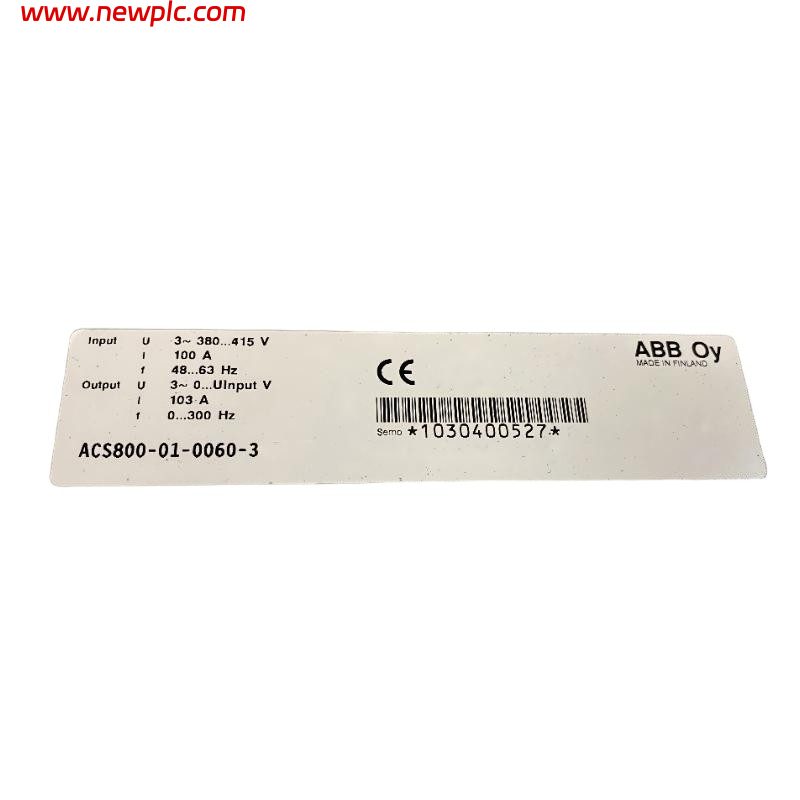 ABB ACS800-01-0060-3 64576496 Low Voltage AC Variable Frequency Drive (VFD) ABB ACS800-01-0060-3 64576496 Low Voltage AC Variable Frequency Drive (VFD)