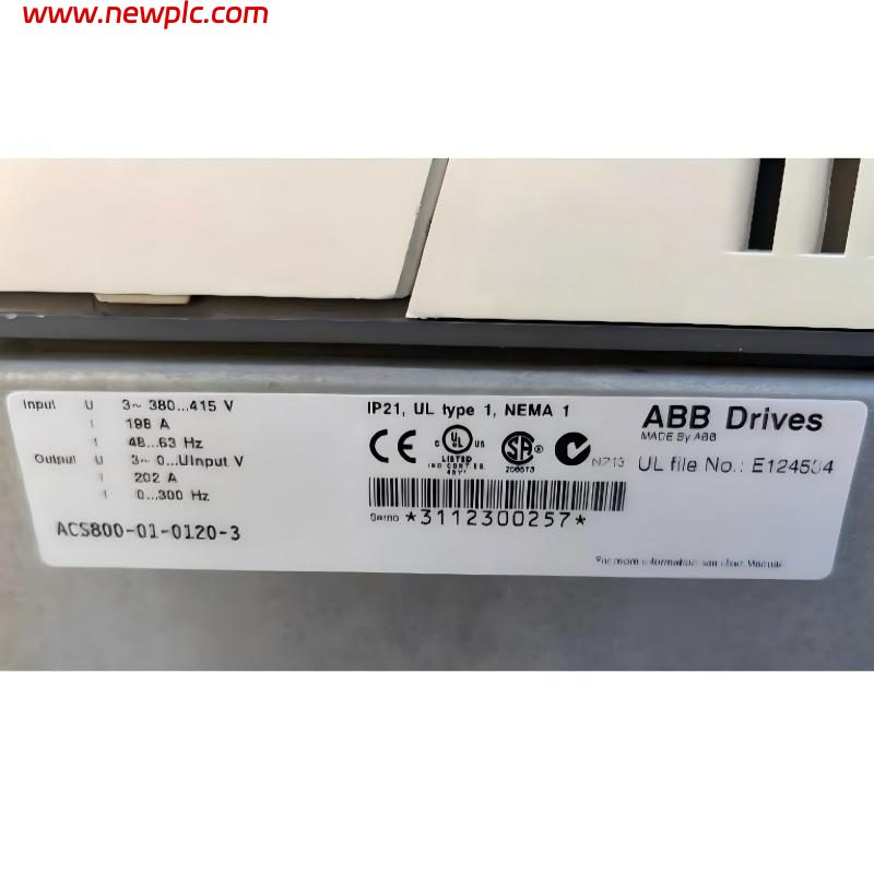 ABB ACS800-01-0120-3 64664425 Low Voltage AC Variable Frequency Drive (VFD) ABB ACS800-01-0120-3 64664425 Low Voltage AC Variable Frequency Drive (VFD)