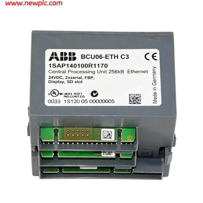 ABB BCU06-ETH C3 1SAP140100R1170 Programmable Logic Controller (PLC) CPU Module ABB BCU06-ETH C3 1SAP140100R1170 Programmable Logic Controller (PLC) CPU Module