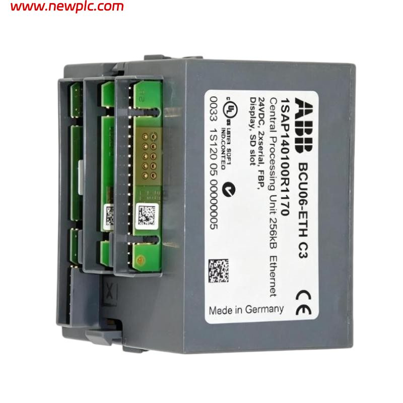 ABB BCU06-ETH C3 1SAP140100R1170 Programmable Logic Controller (PLC) CPU Module ABB BCU06-ETH C3 1SAP140100R1170 Programmable Logic Controller (PLC) CPU Module