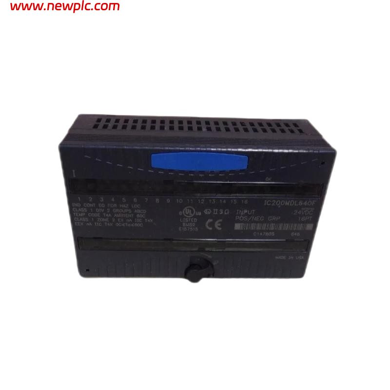 GE IC200MDL640F Discrete Input Module