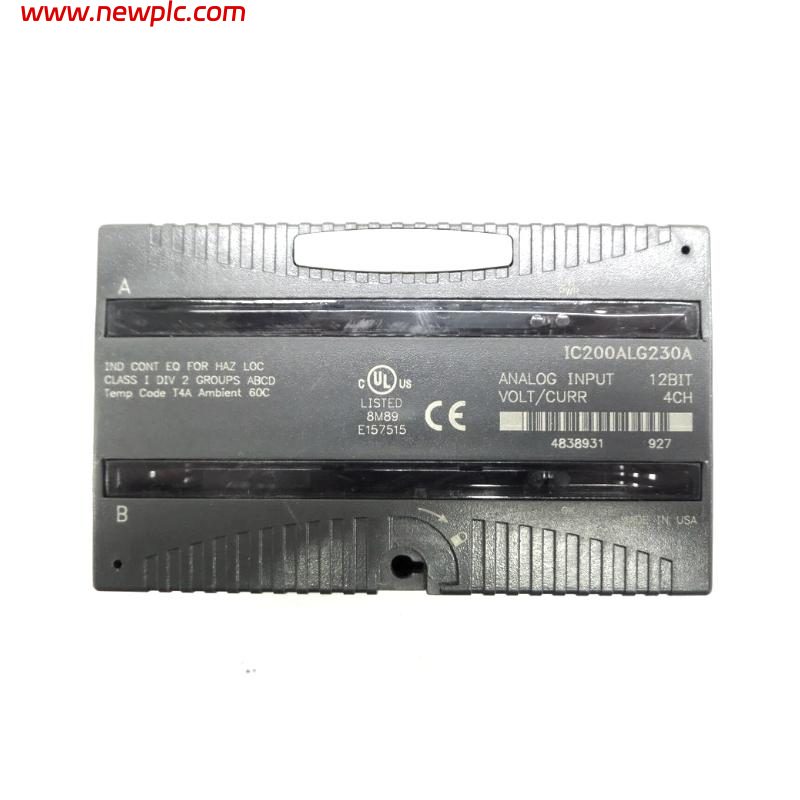GE IC200ALG230D Analog Input Module