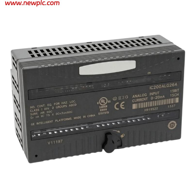 GE IC200ALG264H Analog Current Input Module GE IC200ALG264H Analog Current Input Module
