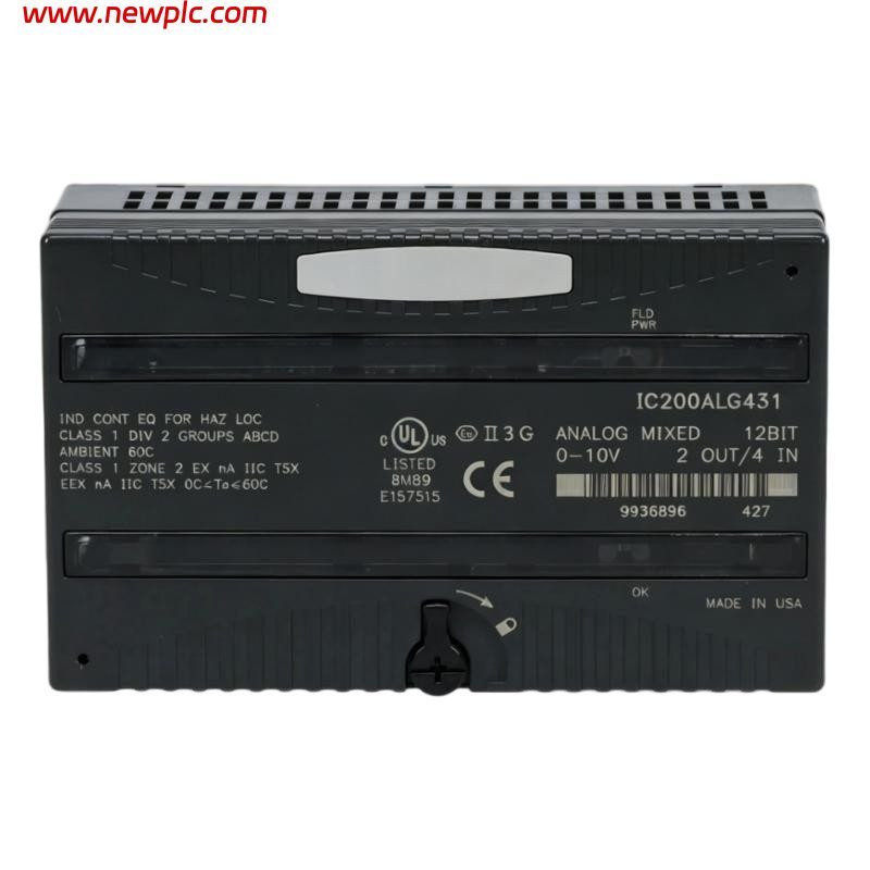 GE IC200ALG431F Analog Mixed I/O Module