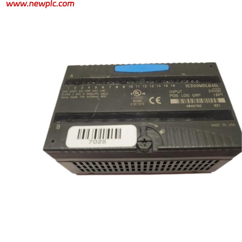 GE IC200MDL640C Discrete DC Input Module