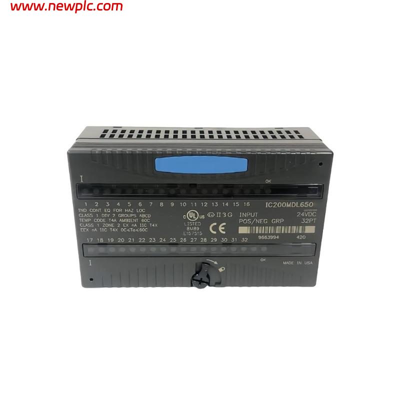 GE IC200MDL650J Discrete DC Input Module
